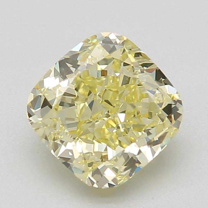 1.58 Ct. Fancy Yellow Cushion Diamond