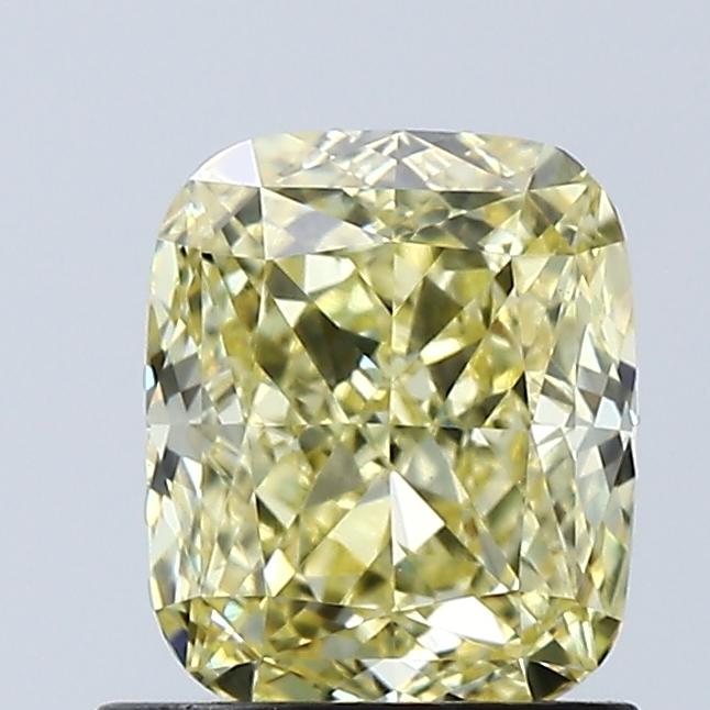 1.05 Ct. Fancy Intense Yellow Cushion Lab Grown Diamond