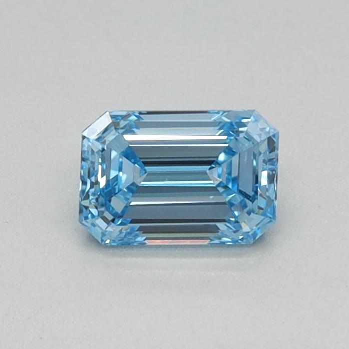 0.32 Ct. Fancy Intense Blue Emerald Lab Grown Diamond