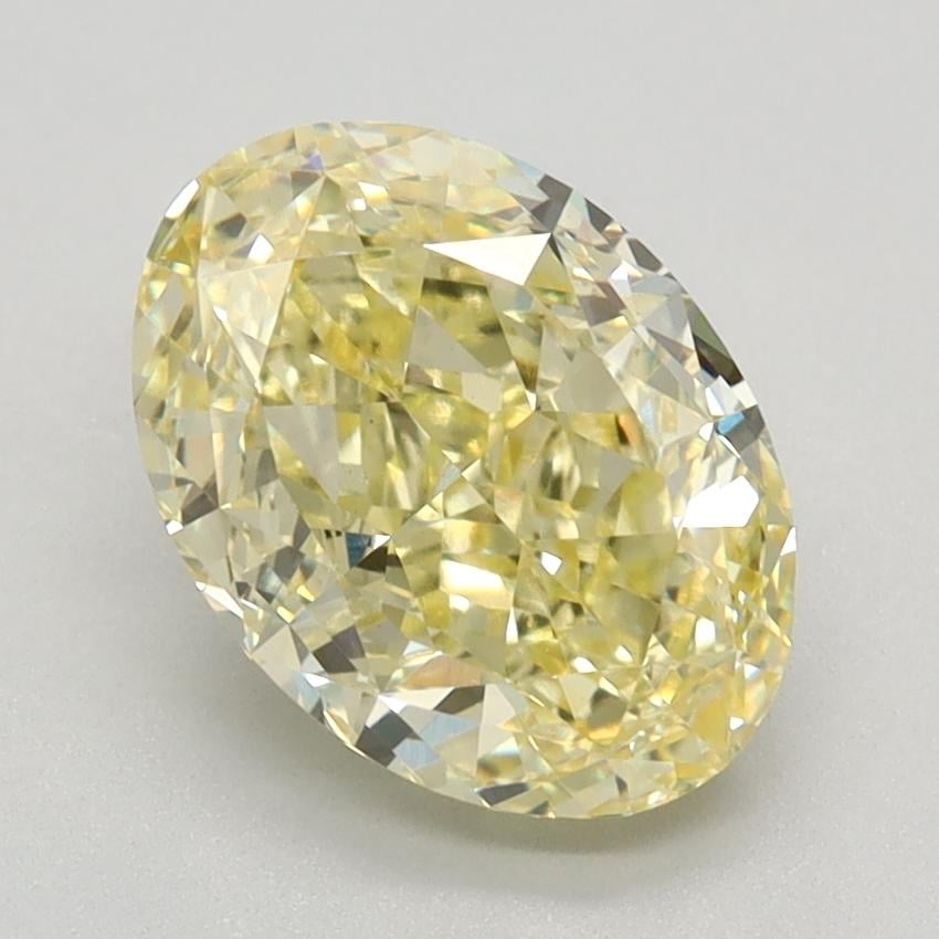 2.20 Ct. Fancy Intense Yellow Oval Lab Grown Diamond