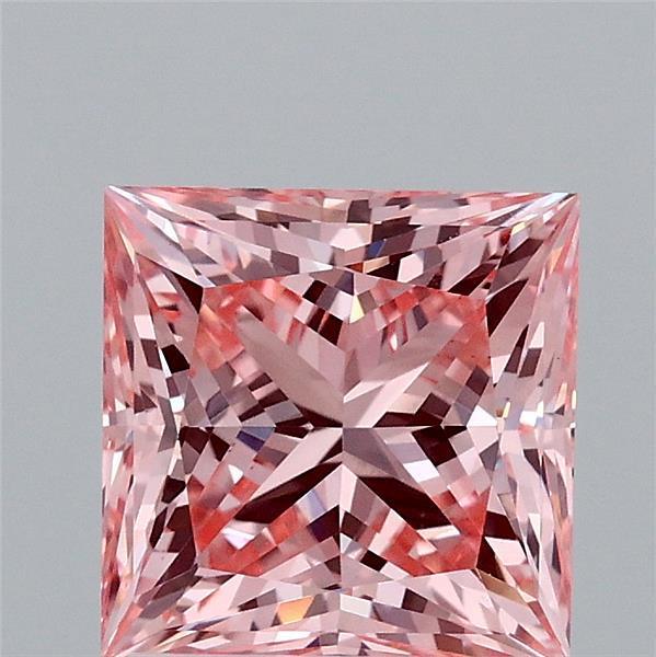 2.04 Ct. Fancy Vivid Pink Princess Lab Grown Diamond