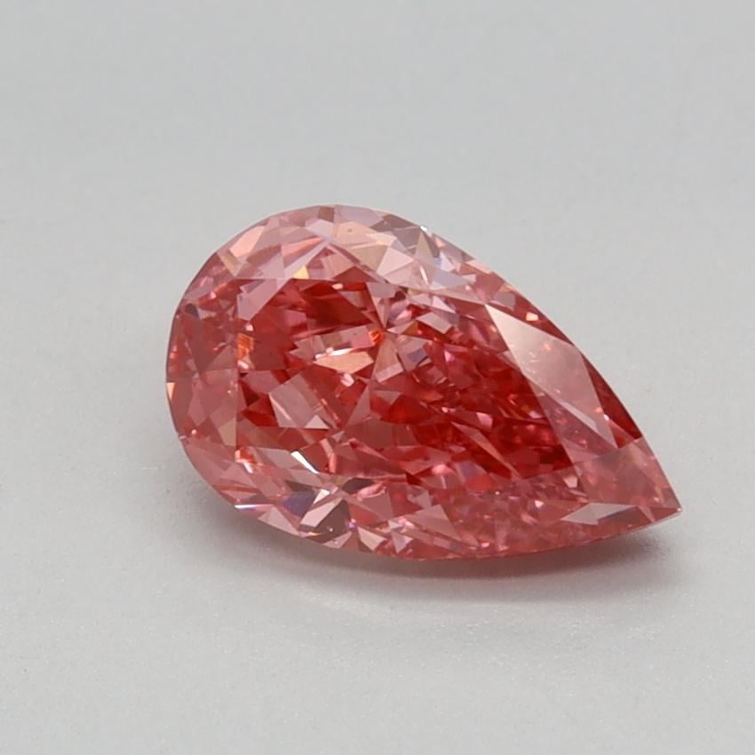 0.96 Ct. Fancy Vivid Pink Pear Lab Grown Diamond