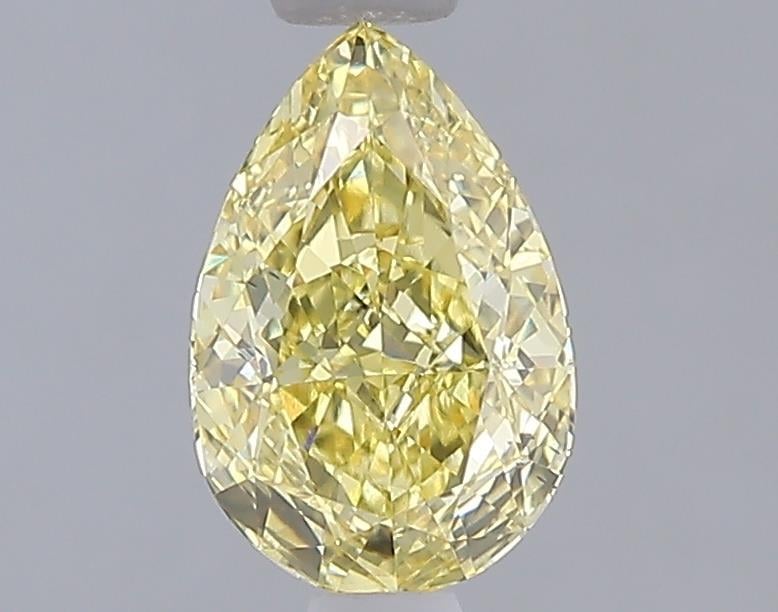 1.08 Ct. Fancy Vivid Yellow Yellow Pear Lab Grown Diamond