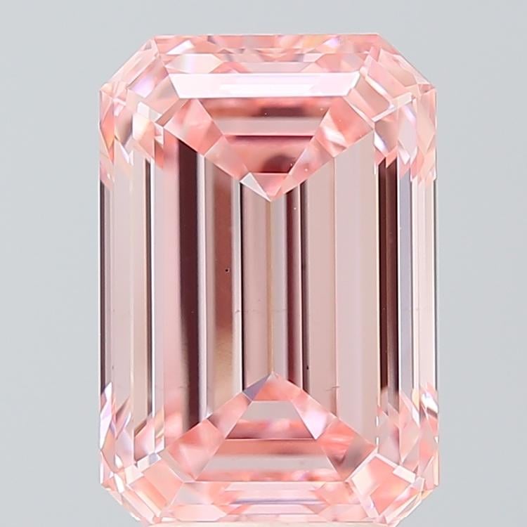 4.02 Ct. Fancy Intense Pink Emerald Lab Grown Diamond