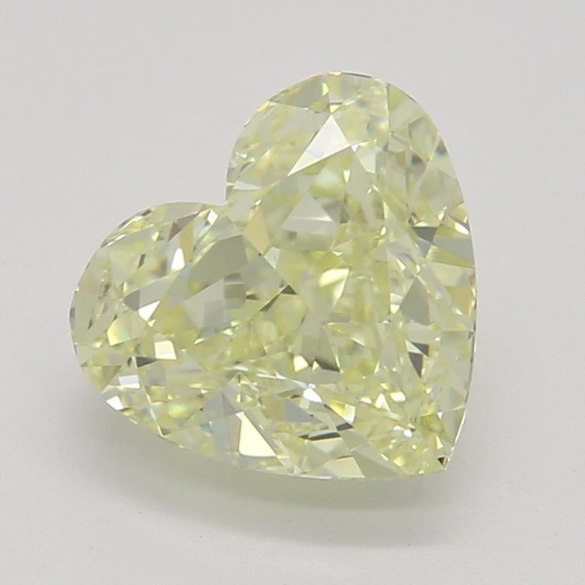 1.18 Ct. Fancy Light Yellow Heart Diamond