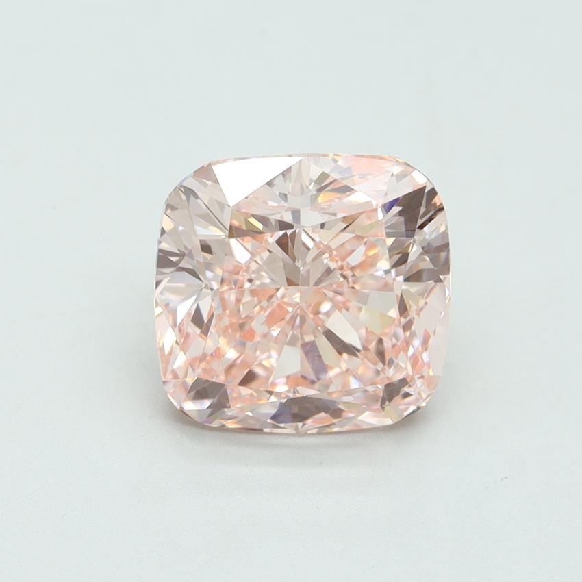 3.52 Ct. Fancy Intense Pink Cushion Lab Grown Diamond