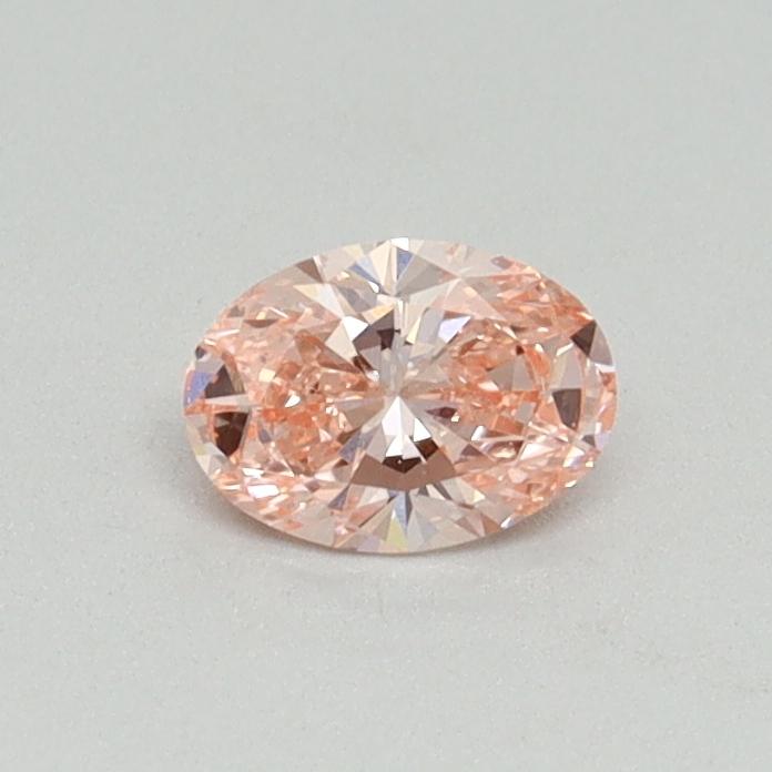 0.30 Ct. Fancy Vivid Pink Oval Lab Grown Diamond