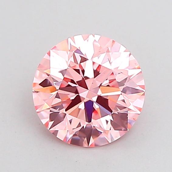 1.03 Ct. Fancy Intense Pink Round Lab Grown Diamond