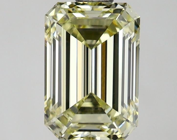 1.40 Ct. Fancy Light Yellow Emerald Lab Grown Diamond