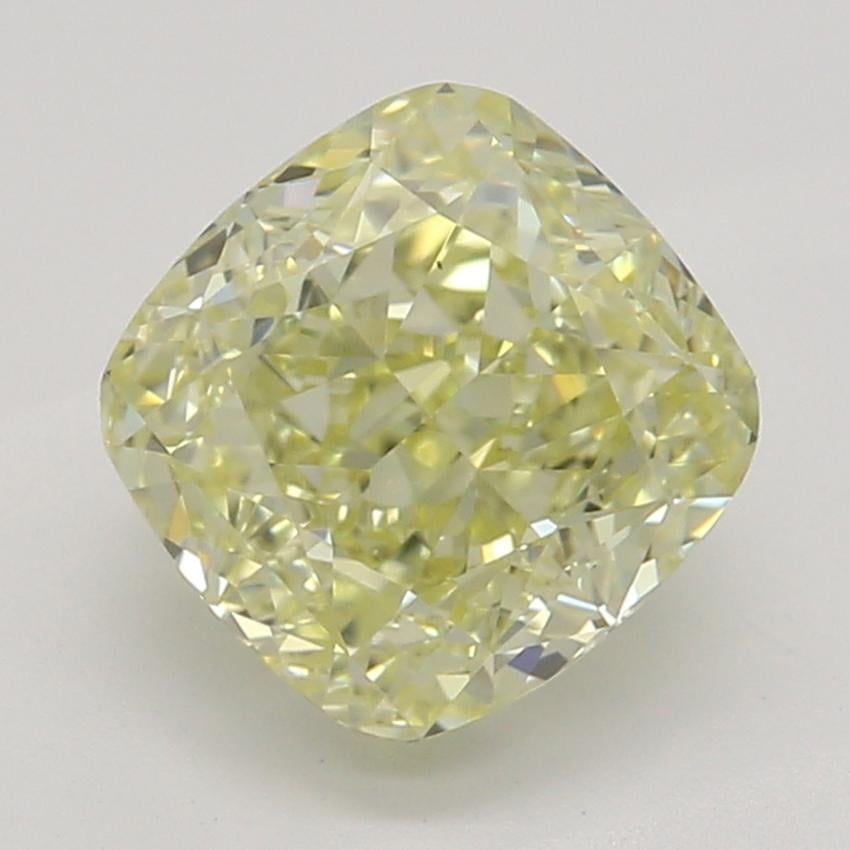 1.11 Ct. Fancy Light Yellow Cushion Diamond