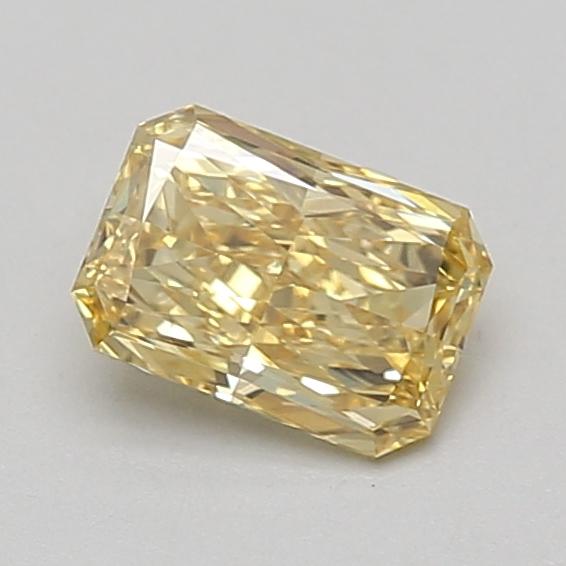 0.81 Ct. Fancy Vivid Yellow Radiant Lab Grown Diamond