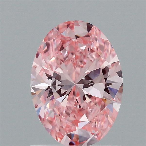 1.04 Ct. Fancy Vivid Pink Oval Lab Grown Diamond