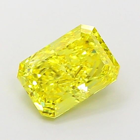 1.63 Ct. Fancy Vivid  Yellow Radiant Lab Grown Diamond