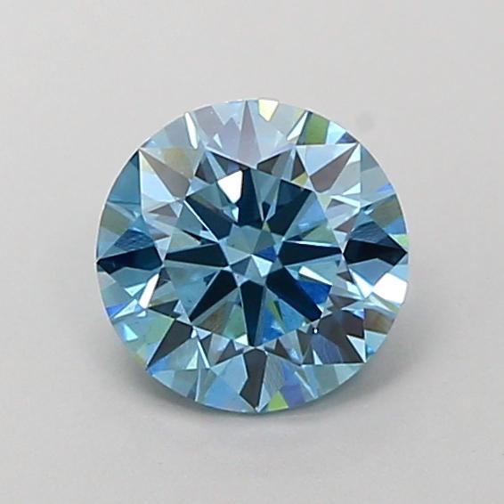 1.03 Ct. Fancy Vivid  Blue Round Lab Grown Diamond