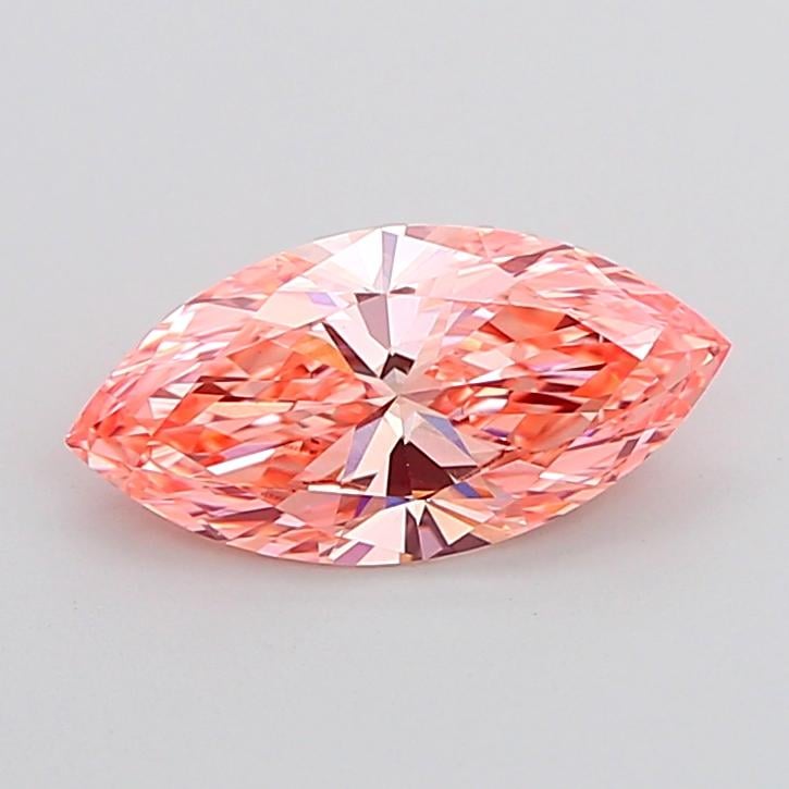 2.01 Ct. Fancy Vivid None Pink Marquise Lab Grown Diamond