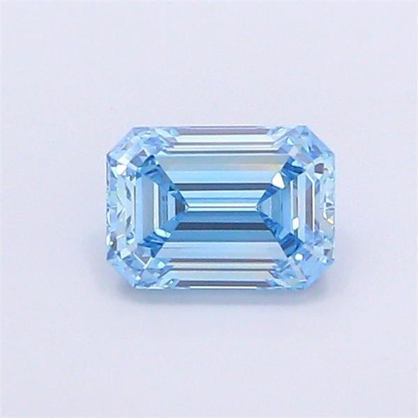 1.12 Ct. Fancy Vivid  Blue Emerald Lab Grown Diamond