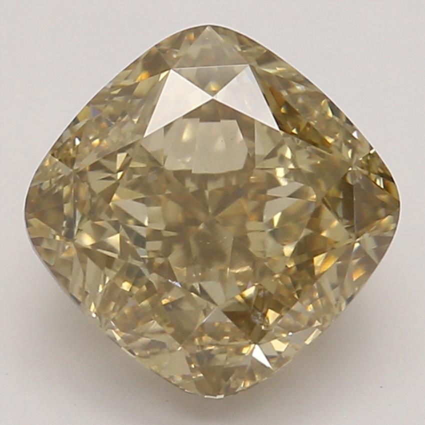 1.51 Ct. Fancy Yellowish Brown Cushion Diamond