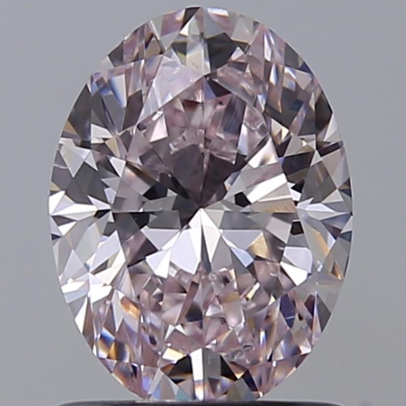 1.00 Ct. Very Light Pink Oval Diamond