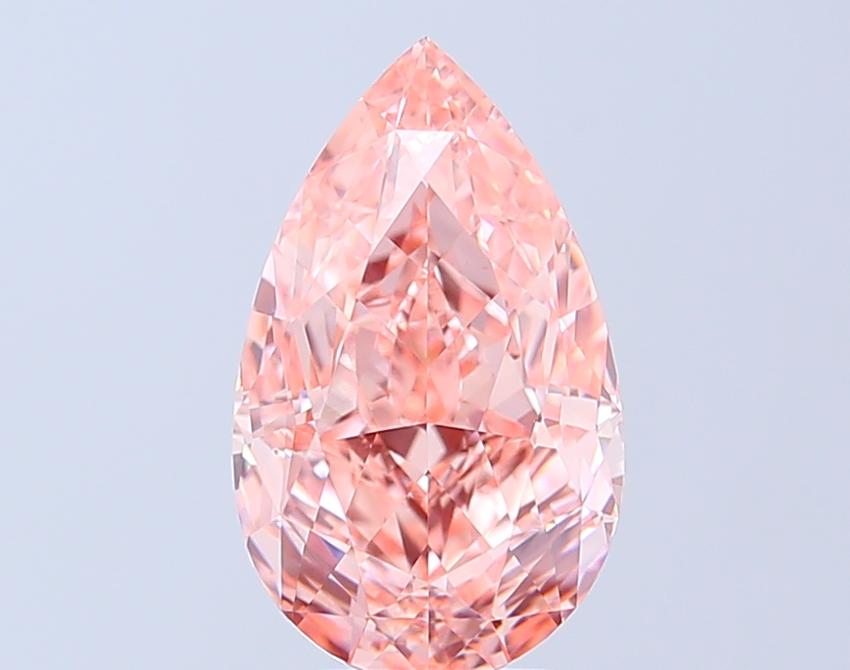 3.56 Ct. Fancy Pink Pear Lab Grown Diamond