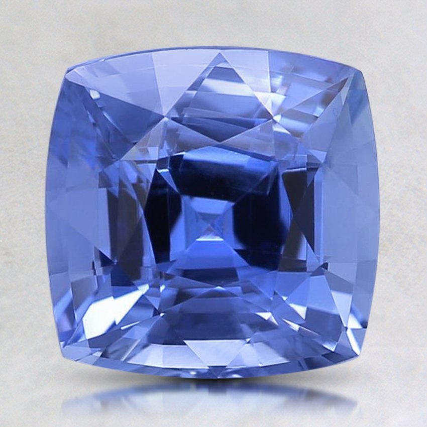 8mm Blue Cushion Sapphire