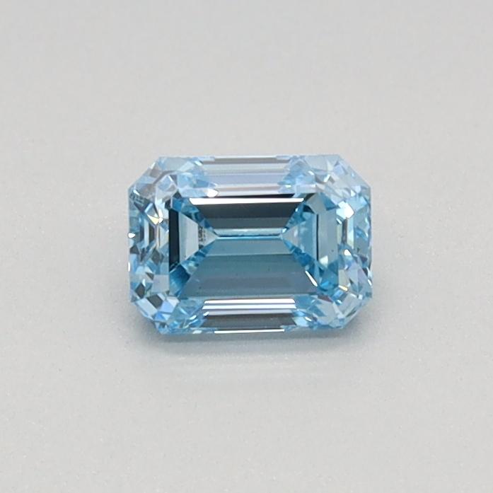 0.31 Ct. Fancy Intense Blue Emerald Lab Grown Diamond
