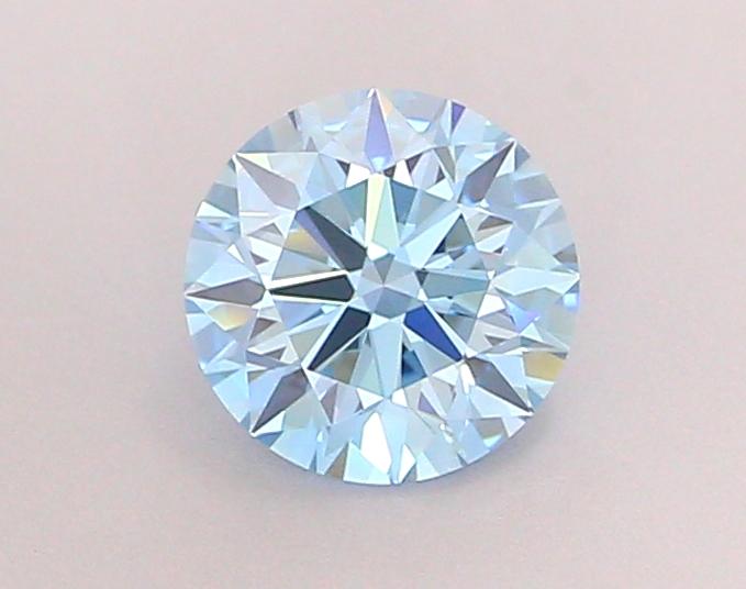 1.02 Ct. Fancy Vivid Blue Round Lab Grown Diamond