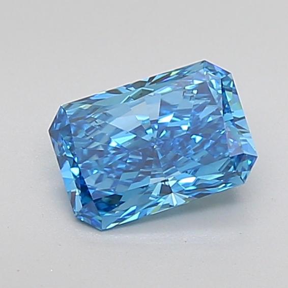 1.51 Ct. Fancy Vivid Blue Radiant Lab Grown Diamond