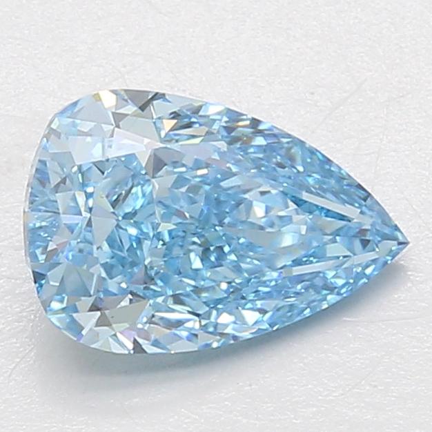 2.00 Ct. Fancy Vivid Blue Pear Lab Grown Diamond