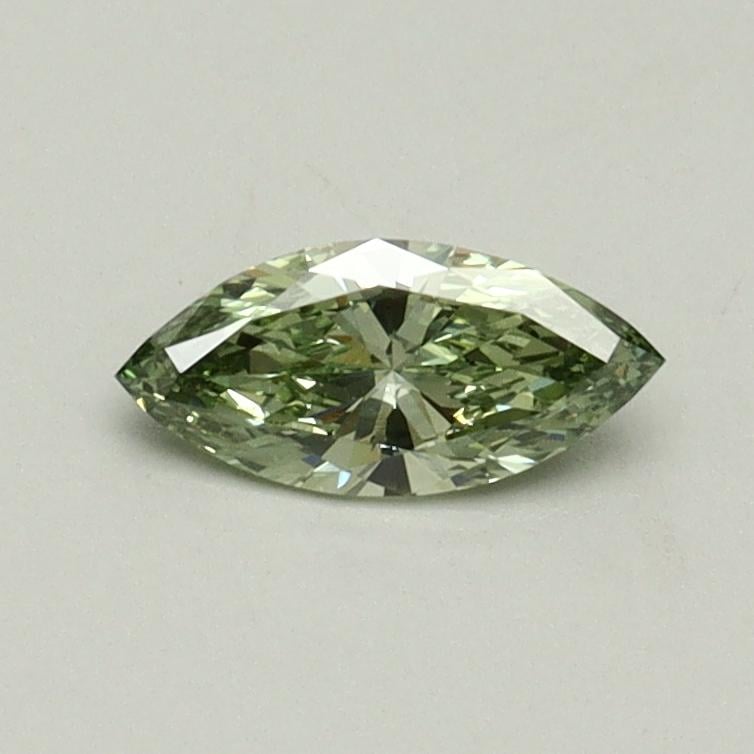 0.30 Ct. Fancy Vivid Green Marquise Lab Grown Diamond