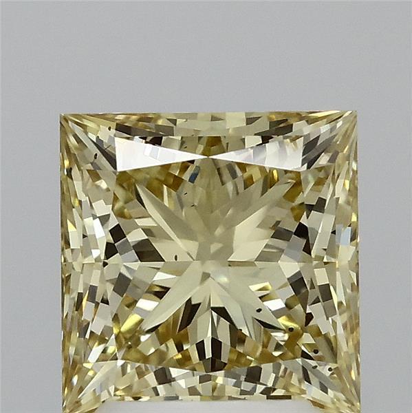2.51 Ct. Fancy Intense  Yellow Princess Lab Grown Diamond