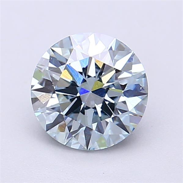 1.23 Ct. Fancy Intense Blue Round Lab Grown Diamond