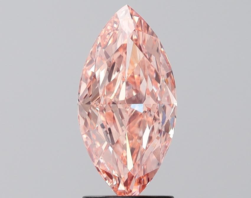 2.07 Ct. Fancy Pink Marquise Lab Grown Diamond