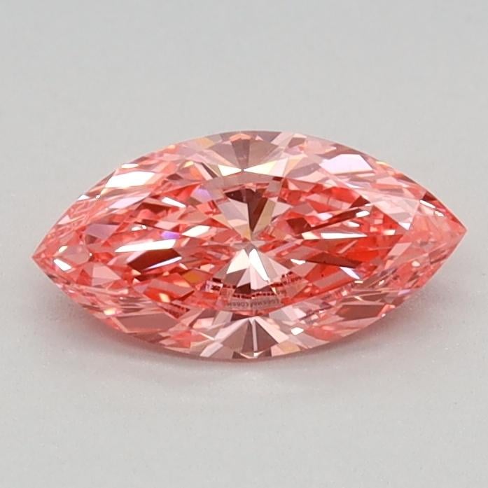 0.40 Ct. Fancy Vivid Pink Marquise Lab Grown Diamond