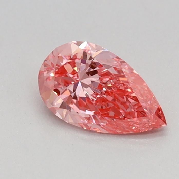 0.38 Ct. Fancy Vivid Pink Pear Lab Grown Diamond