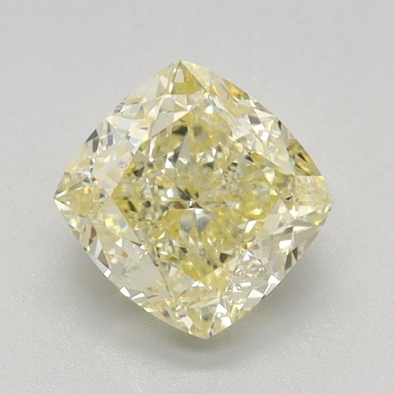 1.21 Ct. Fancy Yellow Cushion Lab Grown Diamond