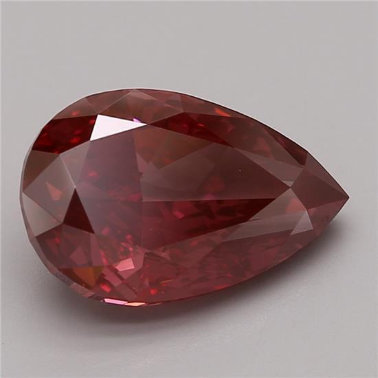 4.08 Ct. Fancy Deep Pink Pear Lab Grown Diamond