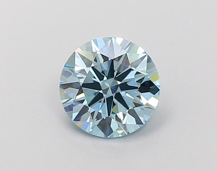 1.02 Ct. Fancy Intense  Blue Round Lab Grown Diamond