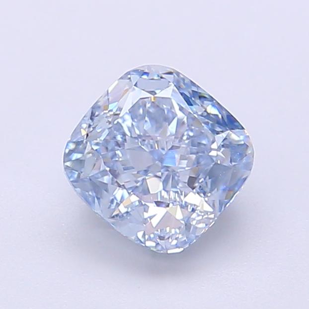 1.21 Ct. Fancy Intense Blue Cushion Lab Grown Diamond