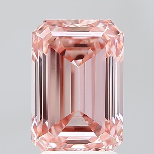 3.01 Ct. Fancy Intense Pink Emerald Lab Grown Diamond