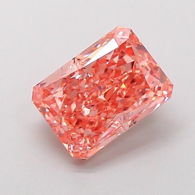 2.06 Ct. Fancy Intense Brownish Pink Radiant Lab Grown Diamond