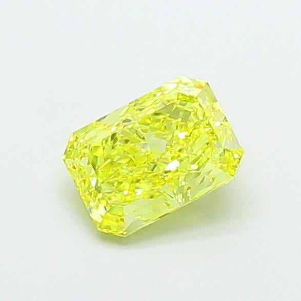 1.03 Ct. Fancy Vivid  Yellow Radiant Lab Grown Diamond