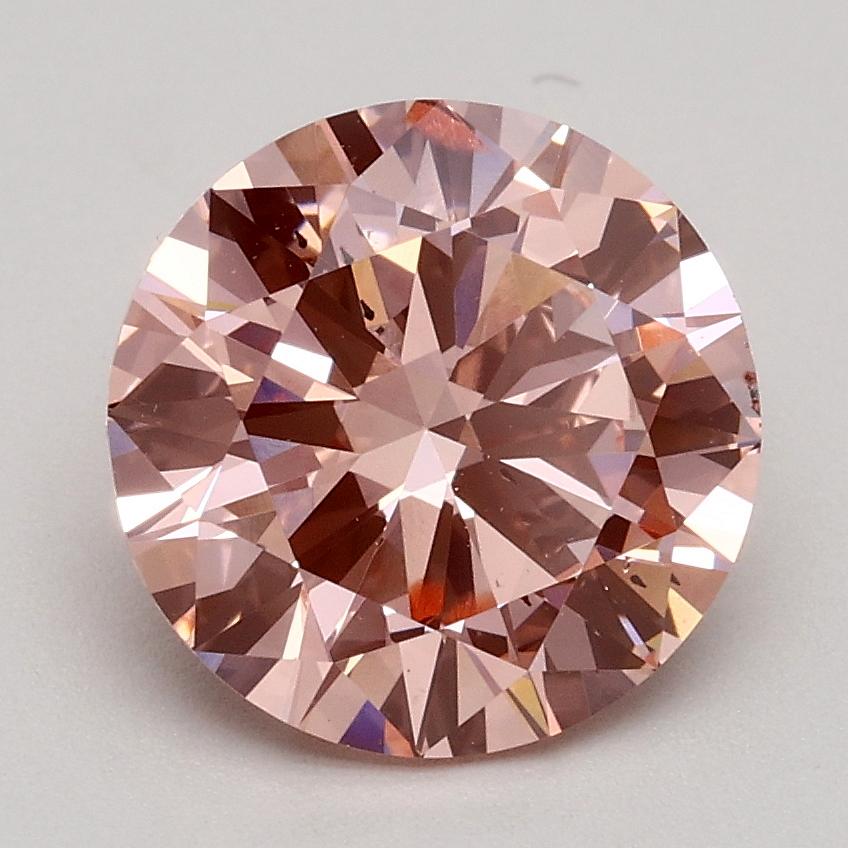1.80 Ct. Fancy Intense Pink Round Lab Grown Diamond