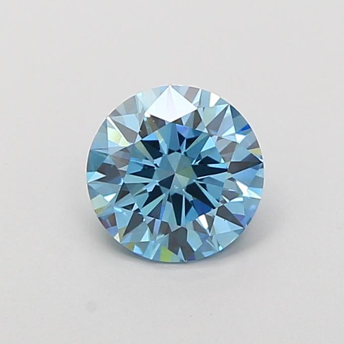 1.08 Ct. Fancy Vivid  Blue Round Lab Grown Diamond
