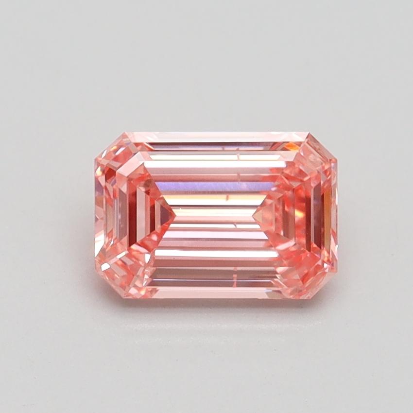 1.00 Ct. Fancy Vivid Pink Emerald Lab Grown Diamond