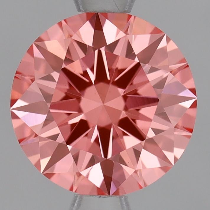1.06 Ct. Fancy Vivid Pink Round Lab Grown Diamond