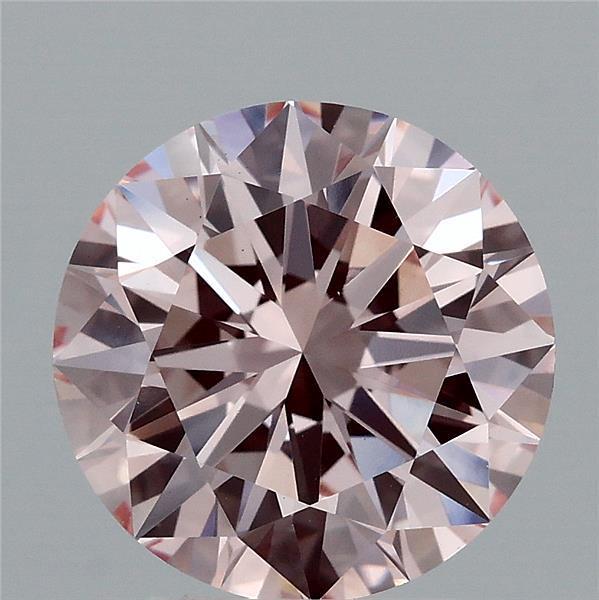 3.27 Ct. Fancy Intense Pink Round Lab Grown Diamond