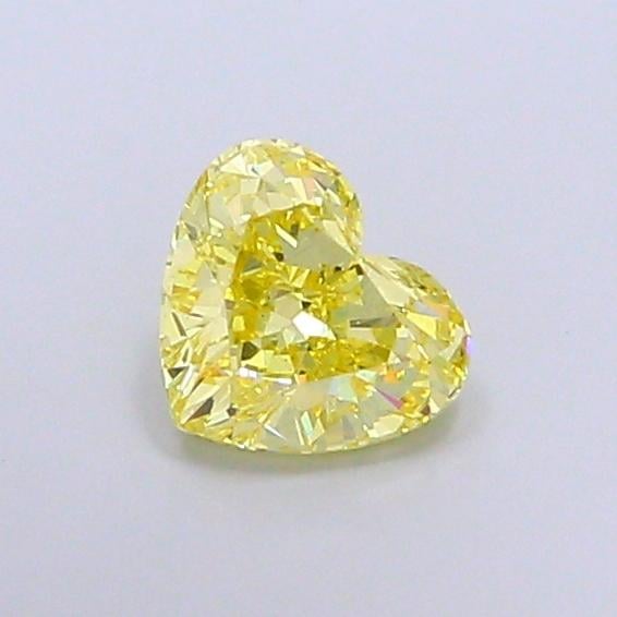 2.03 Ct. Fancy Intense Yellow Heart Lab Grown Diamond