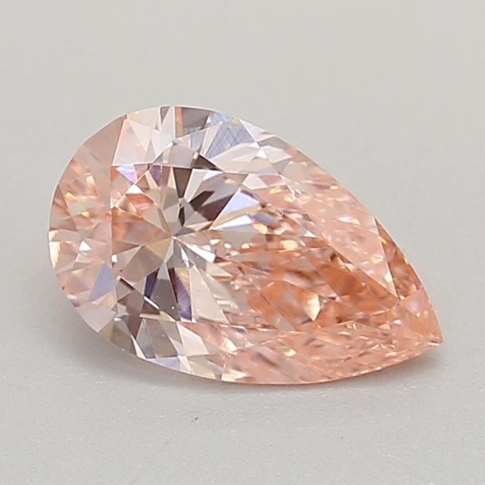 0.49 Ct. Fancy Intense  Pink Pear Lab Grown Diamond