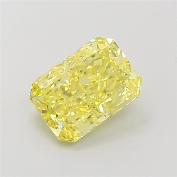 2.59 Ct. Fancy Vivid Yellow Radiant Lab Grown Diamond