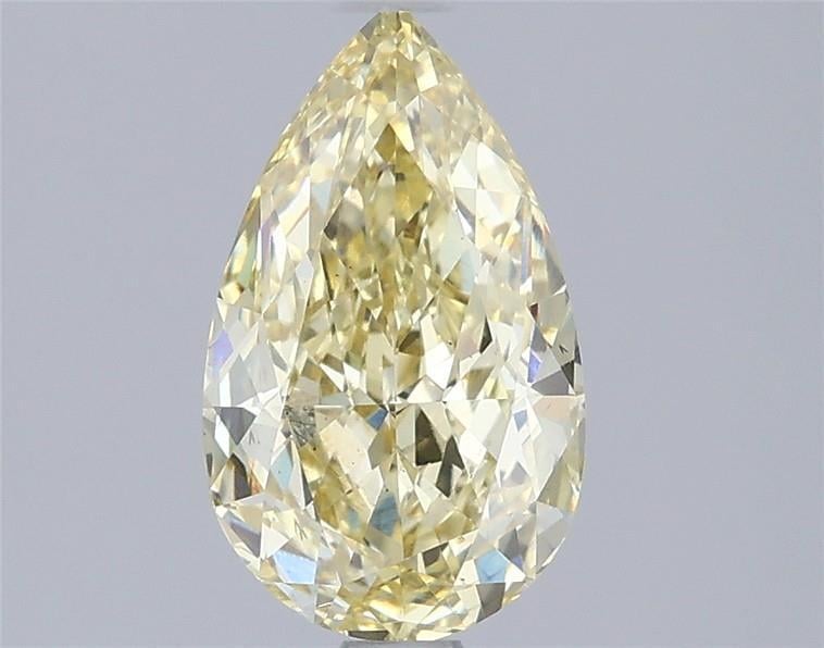 1.74 Ct. Fancy Intense Yellow Pear Lab Grown Diamond
